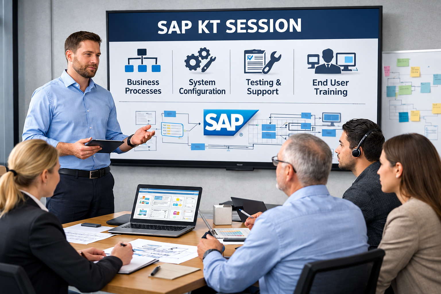 Session de formation et de support SAP